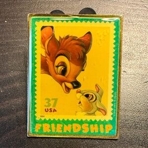 WDW Disney USPS The Art of Disney Stamp Bambi and Thumper Best Friends Pin 35616